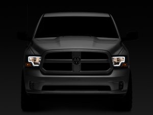 RAM 1500 LED Headlights - Raxiom - LED Bar - Black Housing - `09-`18 RAM 1500 LED Headlights - Raxiom - LED Bar - Black Housing - `09-`18