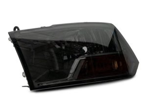 Dodge RAM 1500 LED Headlights - Raxiom - OEM Rep with Smoked Lens - Chrome - `09-`18