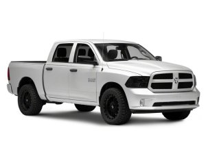 Dodge RAM 1500 Headlights - Raxiom - Axial OEM Rep w/ Dual Bulb - Smoked Lens - Chrome - `09-`18