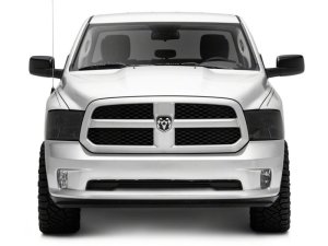 Dodge RAM 1500 Headlights - Raxiom - Axial OEM Rep w/ Dual Bulb - Smoked Lens - Chrome - `09-`18