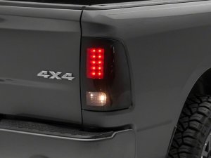 Dodge RAM 3500 LED Taillights - Rear - Raxiom - Axial Series - Smoked - `09-`18 Dodge RAM 3500 LED Taillights - Rear - Raxiom - Axial Series - Smoked - `09-`18