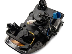 Dodge RAM 2500 LED Headlights - Raxiom - Axial LED Projector - Black Housing - `02-`05