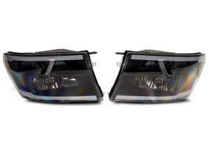 Dodge RAM 1500 LED Headlights - Raxiom - Axial Series w/ LED Bar - Black - `09-`18