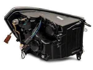 Dodge RAM 2500 LED Headlights - Raxiom - Axial Series w/ LED Bar - Black - `09-`18