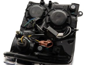 Dodge RAM 3500 LED Headlights - Raxiom - Axial Series w/ LED Bar - Black - `09-`18