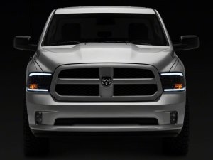 Dodge RAM 1500 LED Headlights - Raxiom - SEQL LED Bar - Black - `09-`18