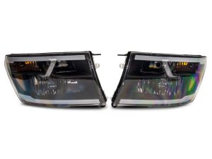 Dodge RAM 2500 LED Headlights - Raxiom - SEQL LED Bar - Black - `09-`18