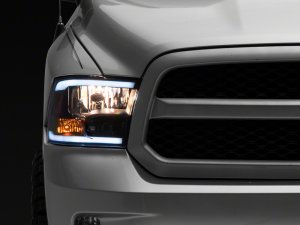 Dodge RAM 3500 LED Headlights - Raxiom - SEQL LED Bar - Black - `09-`18