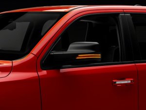 Dodge RAM 1500 Side Mirror LED Turn Signals - Raxiom - Axial Series Sequential LED - Smoked - `02-`10