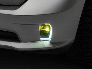 Dodge RAM 1500 Fog Lights - Raxiom - Switchback LED with LED DRL - White and Yellow - `13-`18 Dodge RAM 1500 Fog Lights - Raxiom - Switchback LED with LED DRL - White and Yellow - `13-`18