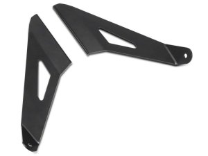 Chevrolet Silverado 1500 Light Bar Mounting Brackets - Windshield - Raxiom - 50-Inch Curved - Textured Black - `14-`15