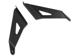 Chevrolet Silverado 1500 Light Bar Mounting Brackets - Windshield - Raxiom - 50-Inch Curved - Textured Black - `14-`15