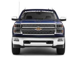 Chevrolet Silverado 1500 Light Bar Mounting Brackets - Windshield - Raxiom - 50-Inch Curved - Textured Black - `14-`15