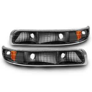 Chevrolet Silverado 1500 Turn Signal and Parking Lights - Raxiom - Axial Series Euro - Black - `99-`01