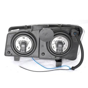 Chevrolet Silverado 1500 LED Headlights - Raxiom - Dual LED Halo Projector - Black - `03-`06