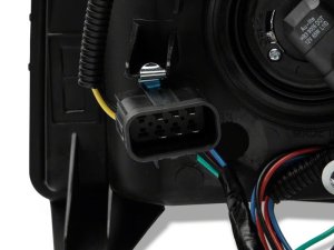 Chevrolet Silverado 1500 LED Headlights - Front - Raxiom - Euro - Black - `07-`13