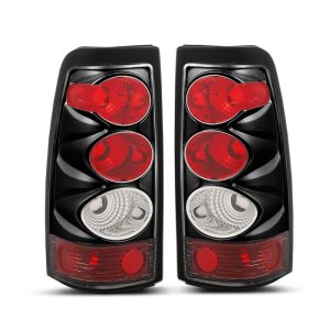 Chevrolet Silverado 1500 Fleetside LED Taillights - Raxiom - Axial Series - Black - `03-`06