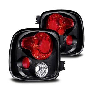 Chevrolet Silverado 1500 Stepside LED Taillights - Raxiom - Axial Series - Black Housing / Clear Lens - `99-`02
