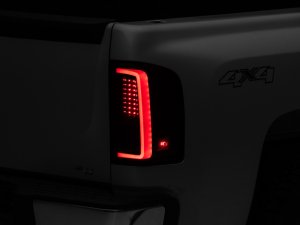 Chevrolet Silverado 1500 LED Tail Lights - Raxiom - G2 - Black - `07-`13