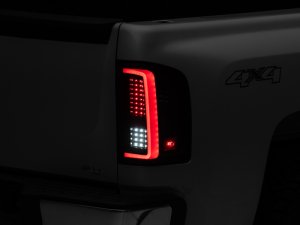Chevrolet Silverado 1500 LED Tail Lights - Raxiom - G2 - Black - `07-`13