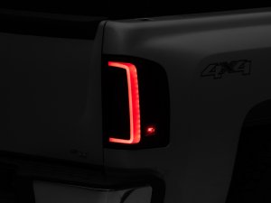 Chevrolet Silverado 1500 LED Tail Lights - Raxiom - G2 - Black - `07-`13