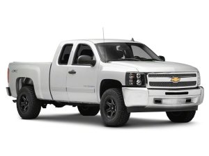 Chevrolet Silverado 1500 LED Headlights - Raxiom - Halo Projector - Black - `07-`13