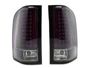 Chevrolet Silverado 1500 LED Taillights - Rear - Raxiom - Black Housing with Clear Lens - `07-`13
