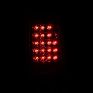 Chevrolet Silverado 1500 Fleetside LED Taillights - Raxiom - Chrome Housing+Clear Lens - `03-`06