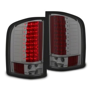 Chevrolet Silverado 1500 LED Taillights - Raxiom - Black Housing - Smoked - `07-`13