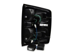 Chevrolet Silverado 1500 LED Taillights - Raxiom - Seq Turn Signals, Clear Lens - Chrome - `14-`18