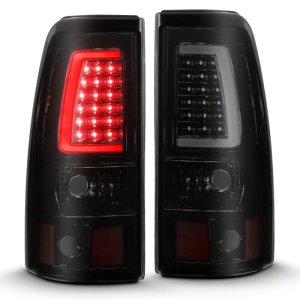 Chevrolet Silverado 1500 LED Taillights - Raxiom - Axial Series - Smoked - `03-`06