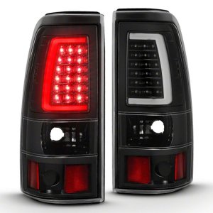 Chevrolet Silverado 1500 Fleetside LED Taillights - Raxiom - Axial Series - Black - `03-`06