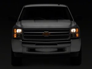 Chevrolet Silverado 1500 LED Headlights - Raxiom - Axial OEM Rep - Chrome - `07-`14