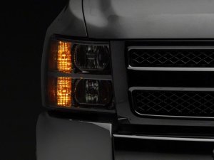 Chevrolet Silverado 1500 LED Headlights - Raxiom - Axial OEM Rep - Chrome - `07-`14