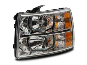 Chevrolet Silverado 1500 LED Headlights - Raxiom - Axial OEM Rep - Chrome - `07-`14