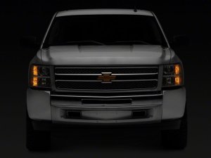 Chevrolet Silverado 1500 LED Headlights - Raxiom - Axial OEM Rep - Chrome - `07-`14
