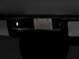 Chevrolet Silverado License Plate Lamps - Raxiom - Axial Series LED - Smoked - `01-`13