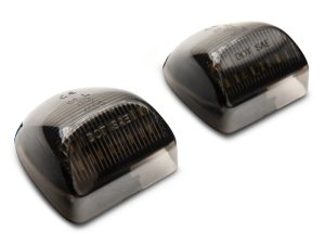 GMC Sierra 1500 License Plate Lamps - Raxiom - Axial Series LED - Smoked - `01-`13
