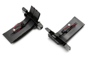 GMC Sierra Tow Mirror Lights - Raxiom - Axial Series Dual-Row Amber LED - Smoked - `14-`19