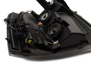 Chevrolet Silverado 1500 LED Headlights - Raxiom - Axial Series w/ LED Bar - Black - `07-`13