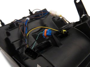 Chevrolet Silverado 1500 LED Headlights - Raxiom - SEQL LED Bar - Black Housing - `07-`13