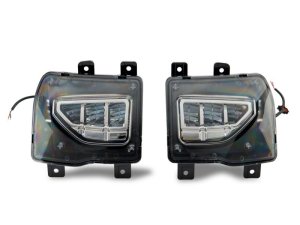 Chevrolet Silverado 1500 Fog Lights - Raxiom - Axial Series LED - Clear lenses with Black housing - `16-`18