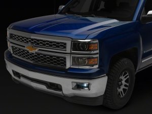 Chevrolet Silverado 1500 Fog Lights - Raxiom - Axial Series LED - Black - `07-`13