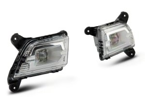 Chevrolet Silverado 1500 Fog Lights - Raxiom - Axial Series OEM Style LED - Black - `19-`21