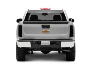 Chevrolet Silverado 1500 LED Tail Lights - Rear - Raxiom - Axial Series - Black Housing with Smoked Lens - `07-`14