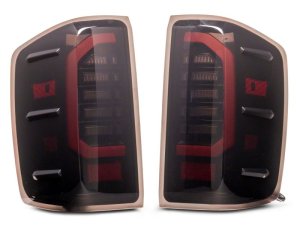 Chevrolet Silverado 1500 LED Taillights - Rear - Raxiom - Axial Series - Black Housing with Smoked Lens - `14-`18 Chevrolet Silverado 1500 LED Taillights - Rear - Raxiom - Axial Series - Black Housing with Smoked Lens - `14-`18