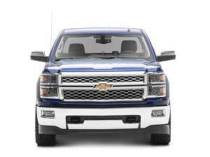 Chevrolet Silverado 1500 LED Headlights - Raxiom - OE Style, Chrome Trim, Clear Lens - Black - `14-`15