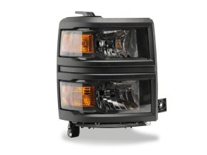 Chevrolet Silverado 1500 Headlights - Raxiom - OE Style - Black - `14-`15