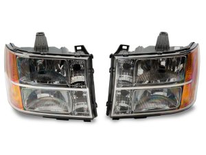 GMC Sierra 3500 HD LED Headlights - Raxiom - Axial OEM Rep - Chrome - `07-`14