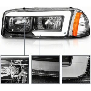 Chevrolet Sierra 1500 LED Headlights - Raxiom - Axial Series LED DRL - `99-`06